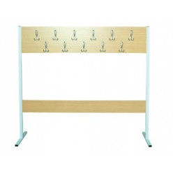 Double-sided hanger on the metal frame, 1827х568х1654 mm (22 hooks)
